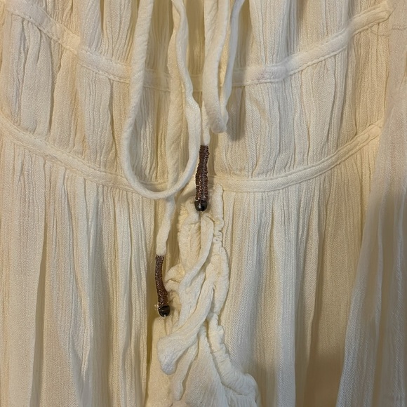 Free People tiered long sleeve maxi dress women’s size S - Picture 6 of 6